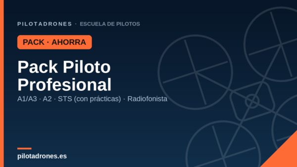 Pack Piloto Profesional (A1/A3 + A2 + STS + Radiofonista)